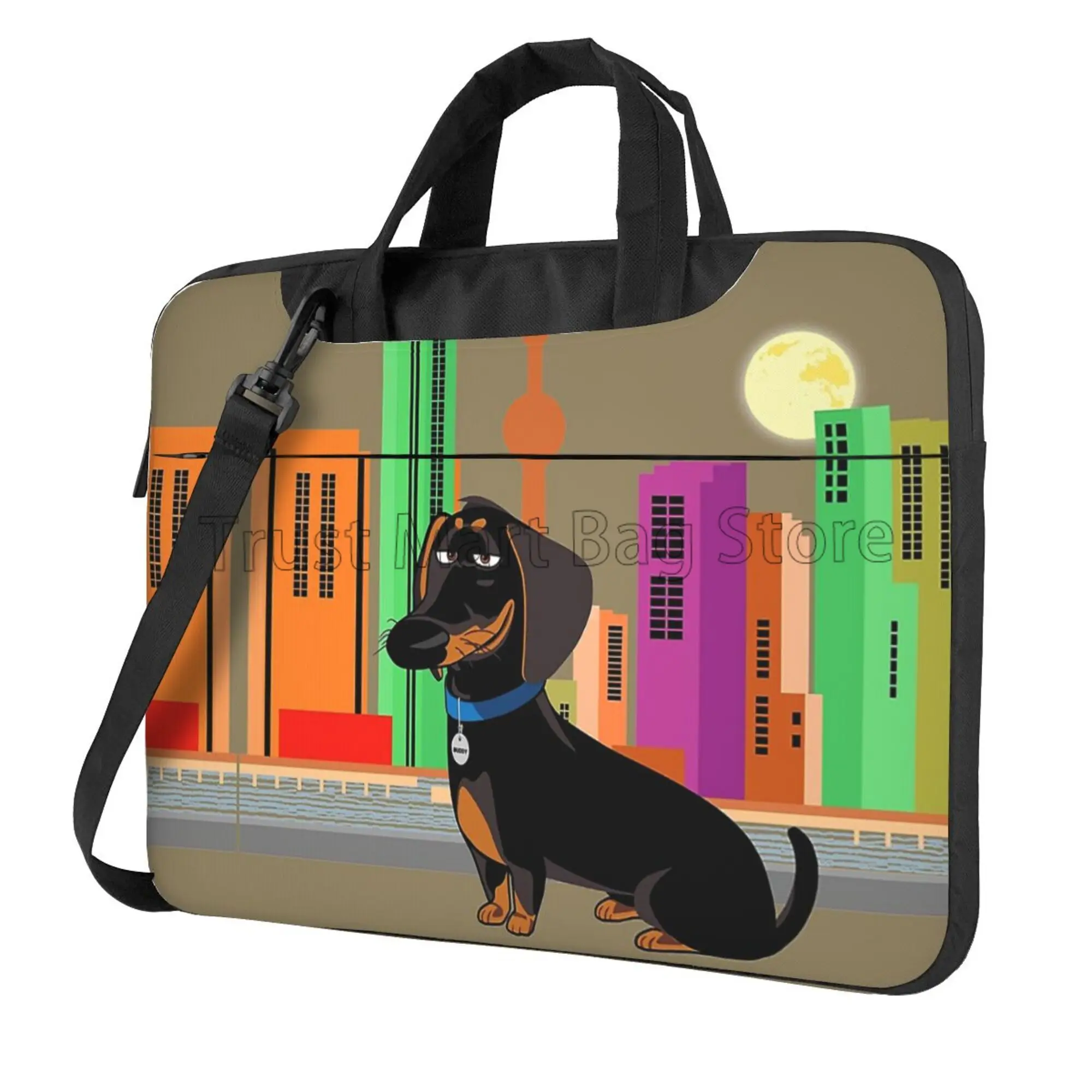 Laptop Accessories Travel Case - Urocze nadruk jamnika etui na torba
