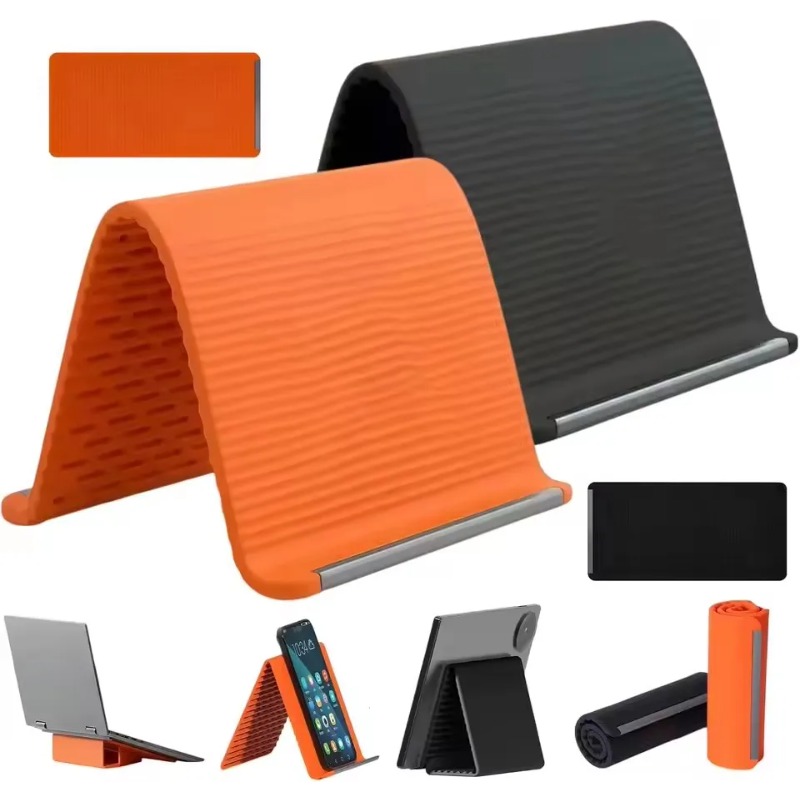 Laptop Extra Accessories - Elastyczny, składany silikonowy uchwyt na telefon,