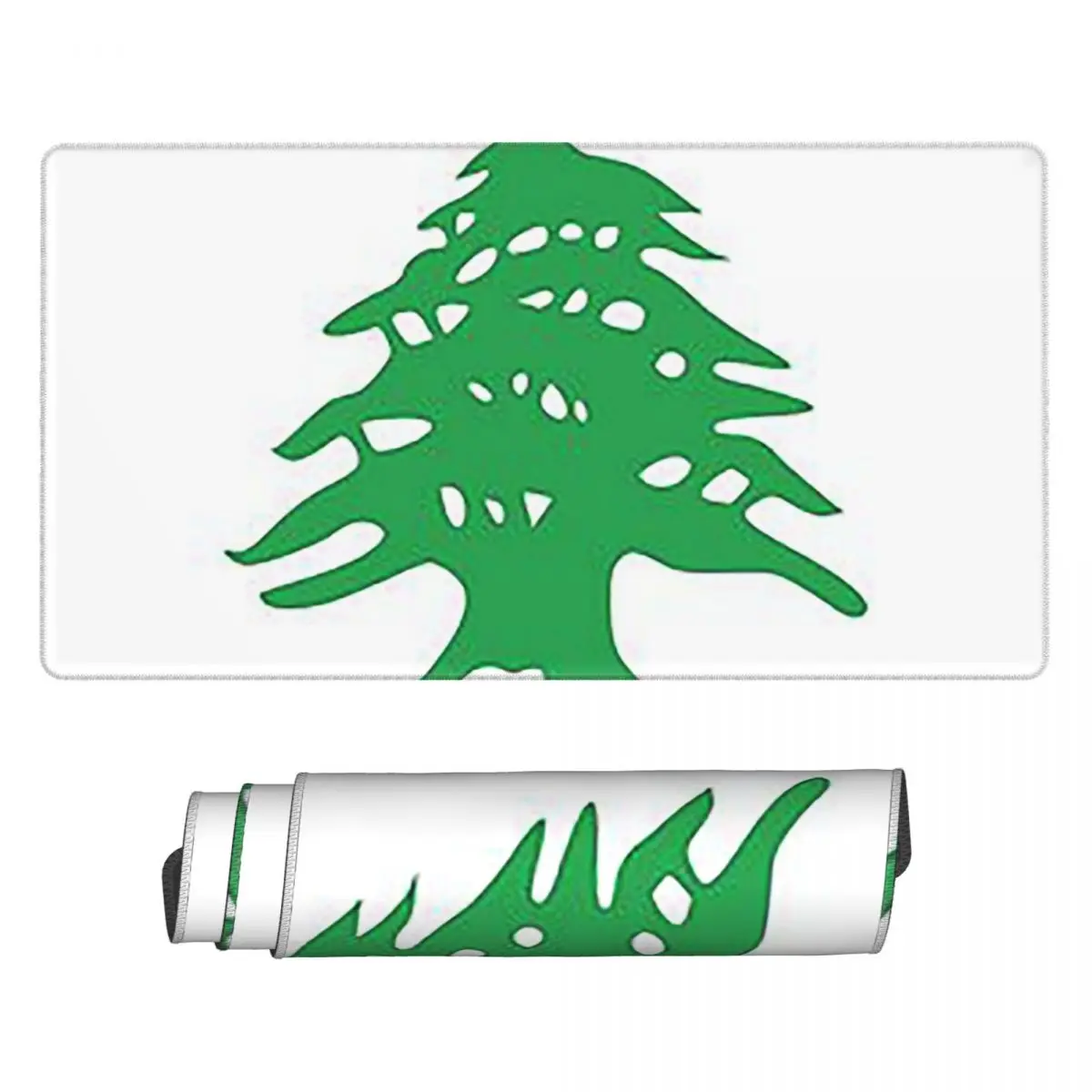 Laptop Accessories Lebanon - Duża podkładka pod mysz z flagą