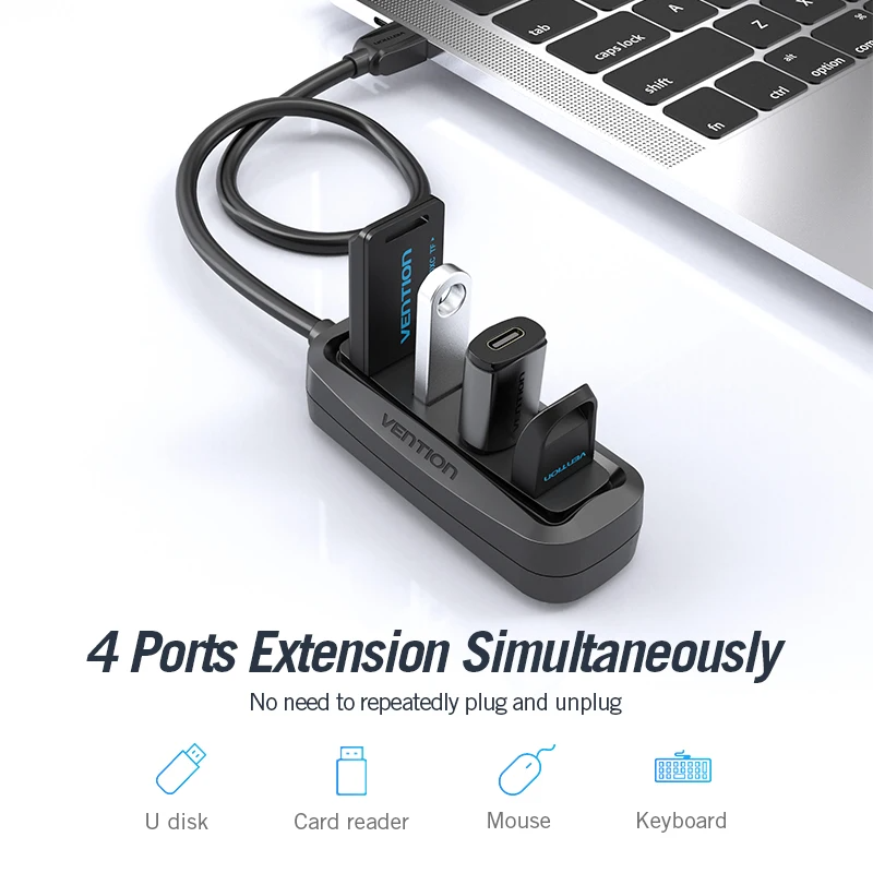 Vention USB 2.0 HUB 4-portowy  – Laptop Accessories Box recenzja i cena