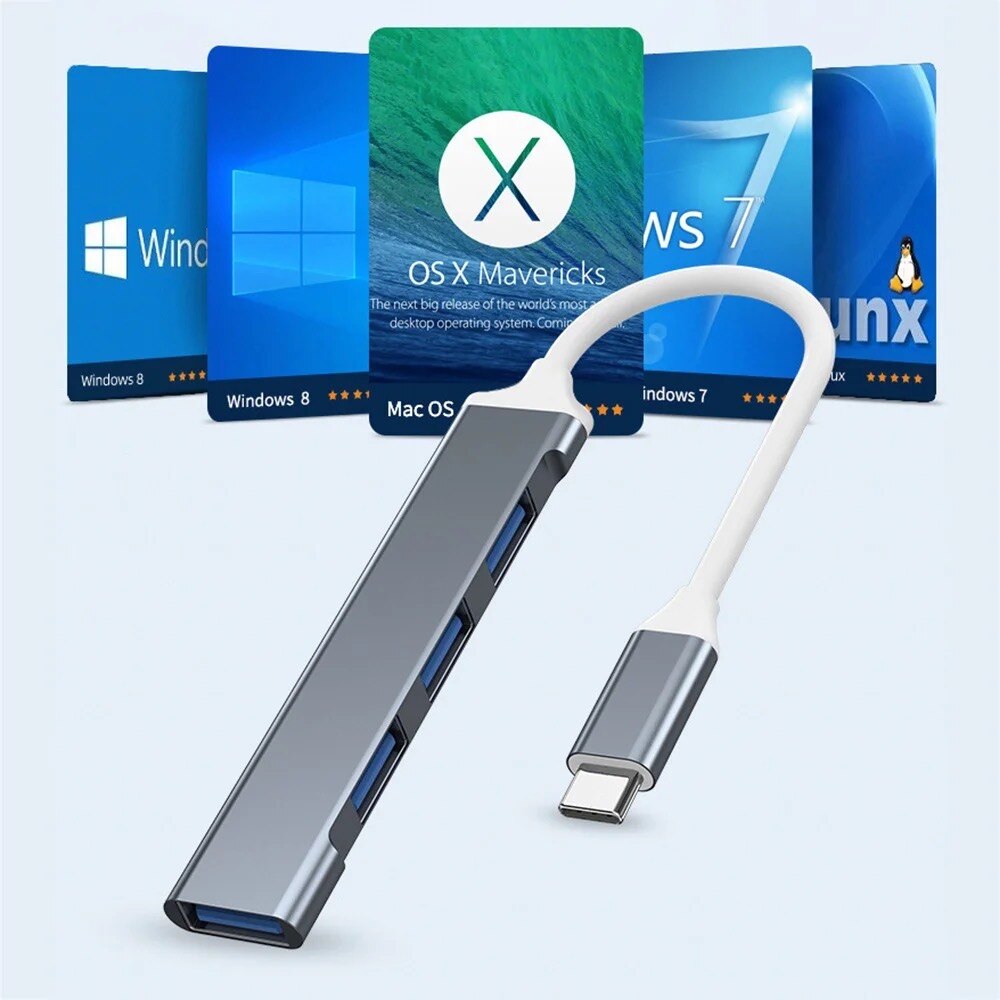 Hub USB 3.0 4-portowy, szybki  – Laptop Accessories Usb recenzja i cena