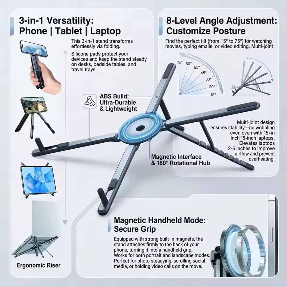 Przenośny magnetyczny uchwyt n – Laptop Extra Accessories recenzja i cena